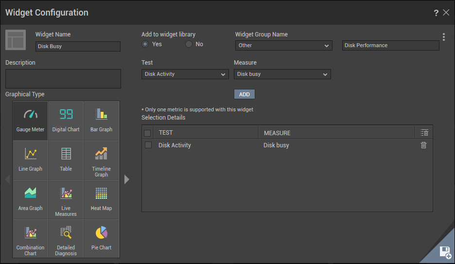 Configuring Custom Widget